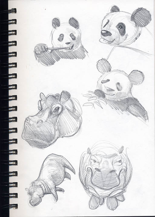 pandas-hippos